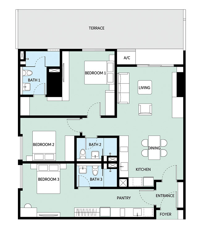 Pavilion Square - Kuala Lumpur Layout Plans